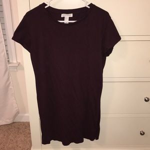 T-shirt with slits on the side